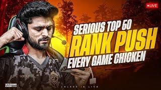 AAJ TO SIRF PLUS GAMEPLAY HOGA  CONQUEROR RANK PUSH TO TOP 10  BGMI LIVE