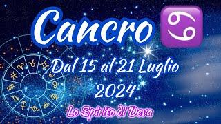 Cancro ️ dal 15 al 21 Luglio 2024 #cancro #previsionisettimanali #oroscopocancro #tarocchiamore