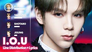 NCT U - I.O.U Line Distribution + Lyrics Karaoke PATREON REQUESTED