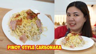Easy Carbonara Pasta Recipe Filipino Style