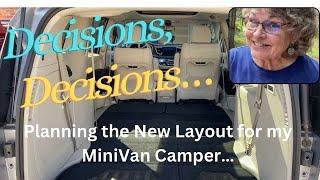 Planning the New Layout for My MiniVan Camper