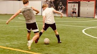 Mens Indoor Soccer League The Degenerates vs SNC Green at Sports Emporium in DePere WI 03-01-2022