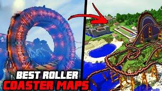 EDUCATION EDITION 7 BEST ROLLER COASTER MAPS FOR MINECRAFT 1.19 UPDATE