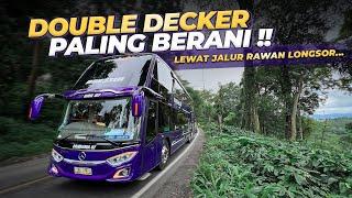 Satu-Satunya Bus Tingkat Yang Lewat Jalur Terjal Gumitir Secara Reguler ‼️ Pandawa87 #2