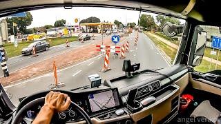 POV truck Driving MAN tgx 470  Holten to Hardenberg Netherlands   4k cockpit view