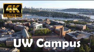 University of Washington  UW  4K Campus Drone Tour