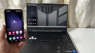 How to do screen mirroring on Samsung Galaxy S23 or S23 Ultra to Laptop or PC using Link to Windows