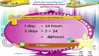 Learn Grade 3 - Maths - Units for Measuring Time