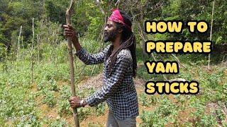 How To Prepare YAM STICKS The Ancient Jamaican Way