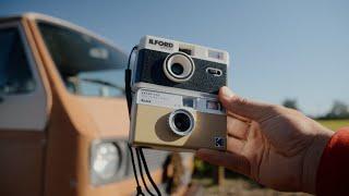 2 Most Affordable Film Cameras  Kodak Ektar H35 VS Ilford Sprite 35-II