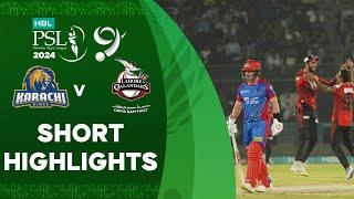 Shorts Highlights  Karachi Kings vs Lahore Qalandars  Match 26  HBL PSL 9  M1Z2U
