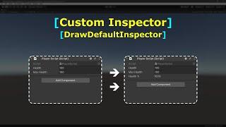Use of DrawDefaultInspector method in Custom Inspector  Editor Scripting  C#  Unity Game Engine