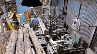 Amazing The Process Of Making A Large Table In Korea. Korean Mass Production Plant For Lumber