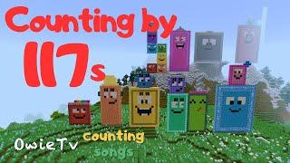 Counting by 117s Song  Minecraft Numberblocks Counting Song  Math and Number Songs for Kids