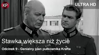 Stawka Większa Niż Życie 1968  4K  Odcinek 9  Kultowy Polski Serial  Hans Kloss  Za Darmo