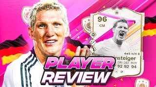 4⭐5⭐ 96 FUTTIES ICON SCHWEINSTEIGER SBC PLAYER REVIEW  FC 24 Ultimate Team