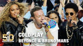 Coldplays FULL Pepsi Super Bowl 50 Halftime Show feat. Beyoncé & Bruno Mars  NFL