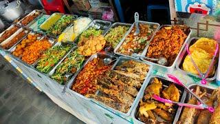 Warung Prasmanan ambil suka-suka cuma 6000 an Ada 40 menu masakan khas Indonesia