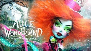 Doll Figurine MAD HATTER Alice In Wonderland  Tim Burton  Monster High Doll Repaint Custom Ooak