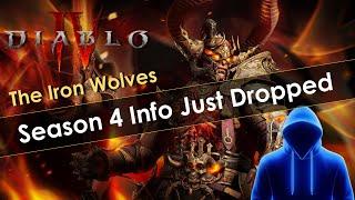 Diablo 4 Season 4 Theme Released - The Iron Wolves