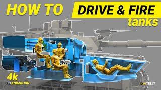 How to Drive and Fire Tanks  How it Works Abrams M1A2  M1A2C Tanks