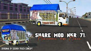 SHARE MOD NKR 71 FULL ANIME  SUSPENSI PALING ENAK - BUS SIMULATOR INDONESIA