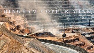 Bingham Kennecott Copper Mine - Worlds Largest Open Pit Excavation 4K Aerial