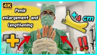Penile Enlargement Surgery +3 cm lengthening +4 cm thickening