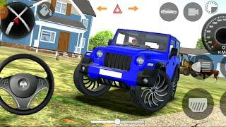 Modified Mahindra Thar  Indian Car Simulator 3D  Impossible Car Start driving game  Android 