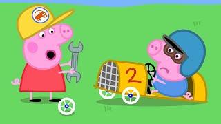 El coche de carreras de George  Los cuentos de Peppa la Cerdita 