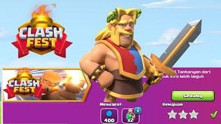 Tantangan Minimalis Clash of Clans terbaru  Cara mendapatkan Tiga Bintang  Three stars 