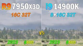 intel i9 14900K vs AMD Ryzen 9 7950X3D - Which one is the king?