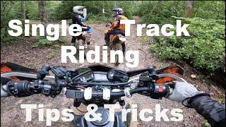 KLX 300 and KTM 350 limited edition on single track  Also tips & tricks