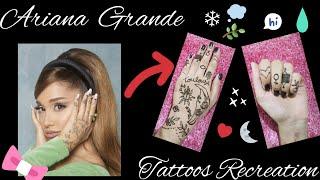 Recreating ARIANA GRANDEs Hand Tattoos using Mehndi