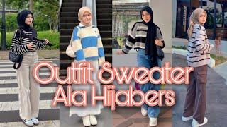 OUTFIT SWEATER ALA HIJABERS  tampil cantik dan kece  Link Produk Cek di Deskripsi yaa 