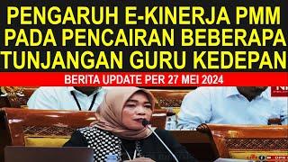 Tunjangan guru sertifikasi dan non sertifikasi tidak cair jika tidak mengerjakan EKinerja di PMM?