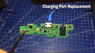 Charging Port Replacement using Soldering Iron only  Javiers DIY