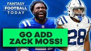 Jonathan Taylor status in doubt Zack Moss becomes top waiver add  2023 Fantasy Football Advice