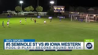 #9 IOWA WESTERN WOMENS SOCCER 3  #5 SEMINOLE STATE 1     111422