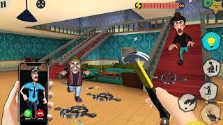 Scary Robber Home Clash  Special Levels Control Brian Troll Felix & Lester part 1213  #scaryrobber