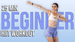 25 MIN FULL BODY HIIT for Beginners - No Equipment - No Repeat Home Workout