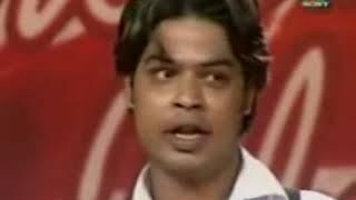 Funny Indian idol audition  anumalik bashed by contestant