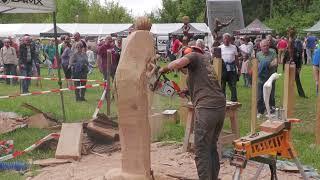 Scheibenberg - Holzbildhauersymposium Samstag -2023-05-20 Speedcarving 4k