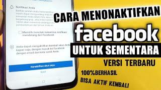 Cara menonaktifkan akun Facebook untuk sementara versi terbaru