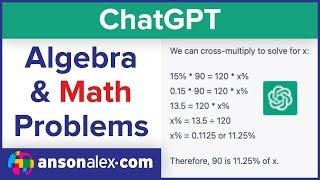 How to Use ChatGPT for Algebra and Math Real World Example