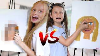 Painting Each Other Challenge Mia VS Sienna