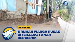 5 Rumah Warga Rusak Diterjang Tanah Bergerak