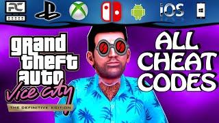 GTA Vice City Definitive  ALL CHEATS + Demonstration PCPSXboxSwitchAndroidiOS