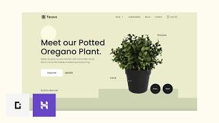 Create a Plant Shop Website with Hostinger Website Builder - 2023 Tutorial