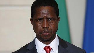 Zambia President collapses from dizziness during televised ceremony